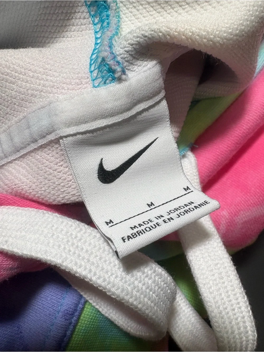NIKE Multicolor Tie-Dye Pullover Hoodie